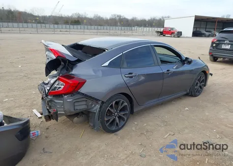 2020 Honda Civic Sport z USA, uszkodzony, nr VIN 2HGFC2F88LH561641